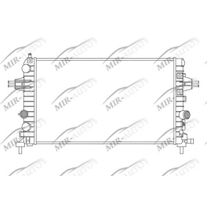 Variklio aušinimo radiatorius