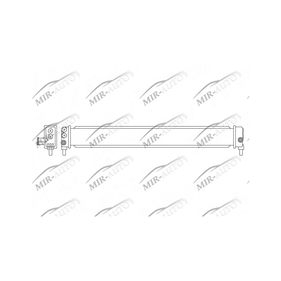 Voltage inverter radiator