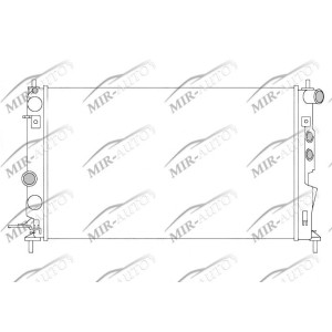 Variklio aušinimo radiatorius