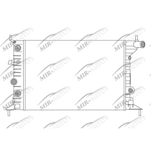 Variklio aušinimo radiatorius