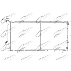 Variklio aušinimo radiatorius