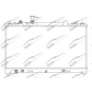 Variklio aušinimo radiatorius