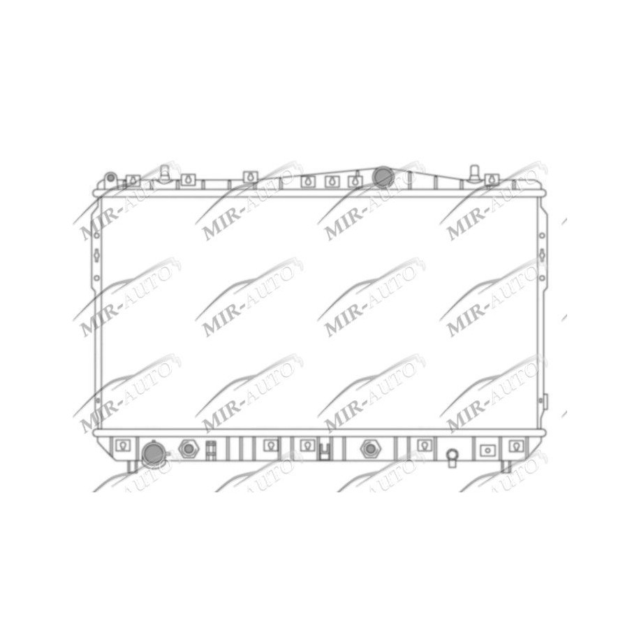 Variklio aušinimo radiatorius