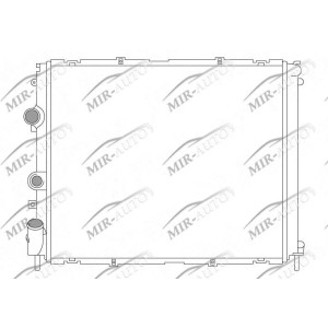 Variklio aušinimo radiatorius