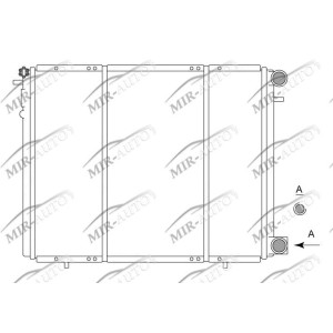 Variklio aušinimo radiatorius