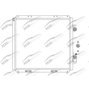 Variklio aušinimo radiatorius