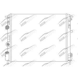Variklio aušinimo radiatorius