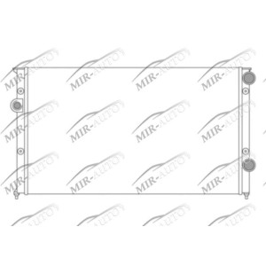 Variklio aušinimo radiatorius