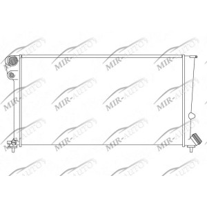 Variklio aušinimo radiatorius