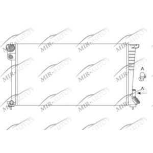 Variklio aušinimo radiatorius