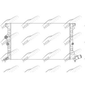 Variklio aušinimo radiatorius