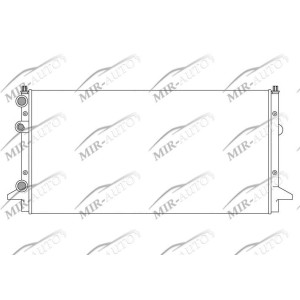 Variklio aušinimo radiatorius