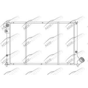 Variklio aušinimo radiatorius