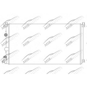 Variklio aušinimo radiatorius