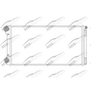 Variklio aušinimo radiatorius