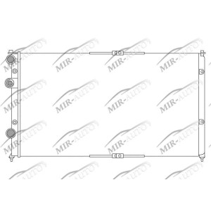 Variklio aušinimo radiatorius