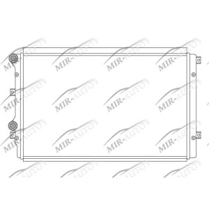 Variklio aušinimo radiatorius