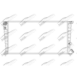 Variklio aušinimo radiatorius
