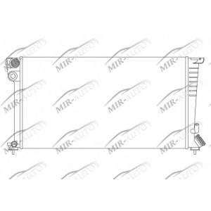 Variklio aušinimo radiatorius