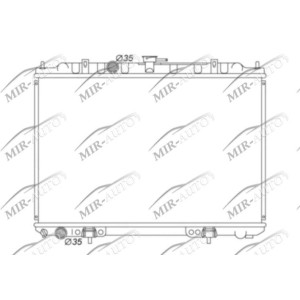 Variklio aušinimo radiatorius