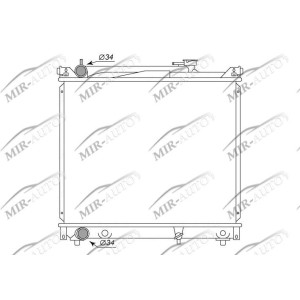 Variklio aušinimo radiatorius