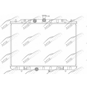 Variklio aušinimo radiatorius
