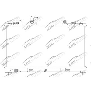 Variklio aušinimo radiatorius