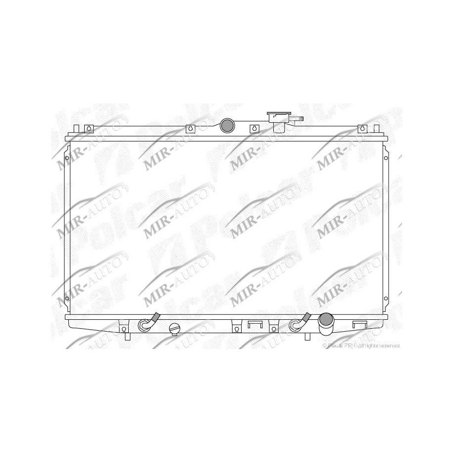 Variklio aušinimo radiatorius