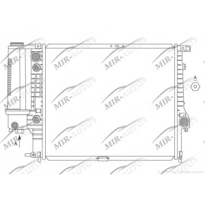 Variklio aušinimo radiatorius