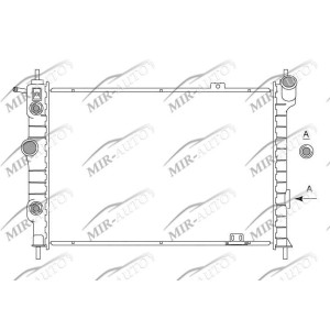 Variklio aušinimo radiatorius