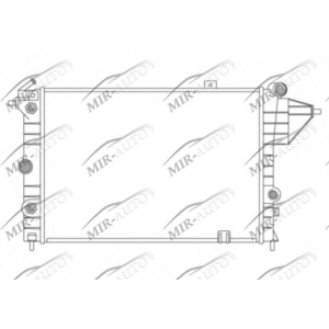 Variklio aušinimo radiatorius