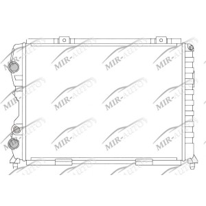 Variklio aušinimo radiatorius