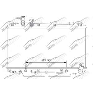 Variklio aušinimo radiatorius