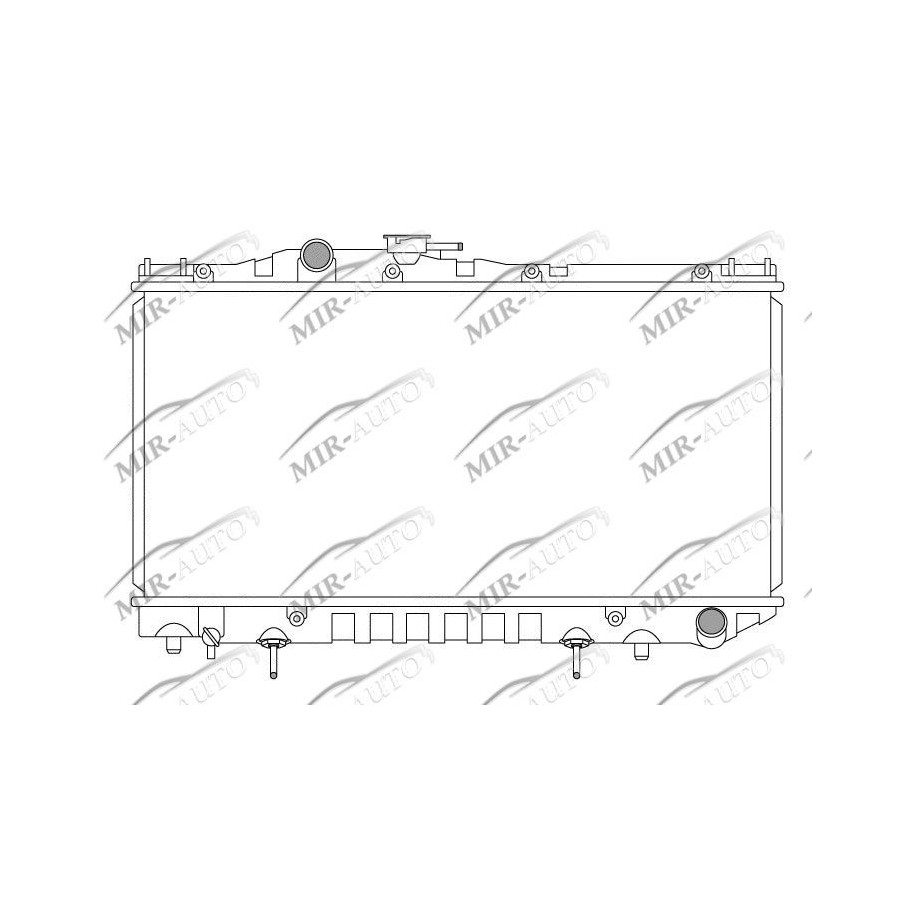 Variklio aušinimo radiatorius