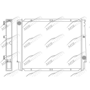 Variklio aušinimo radiatorius