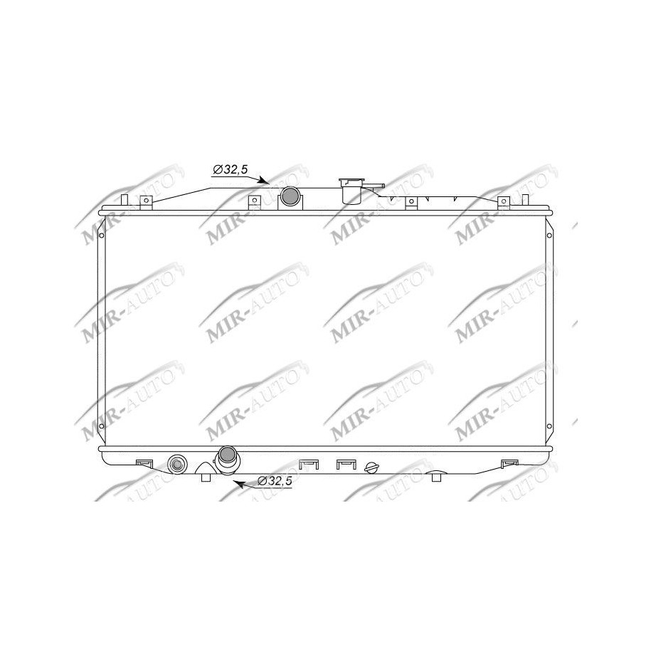 Variklio aušinimo radiatorius