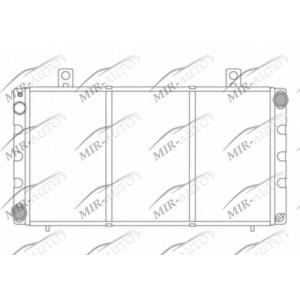 Variklio aušinimo radiatorius