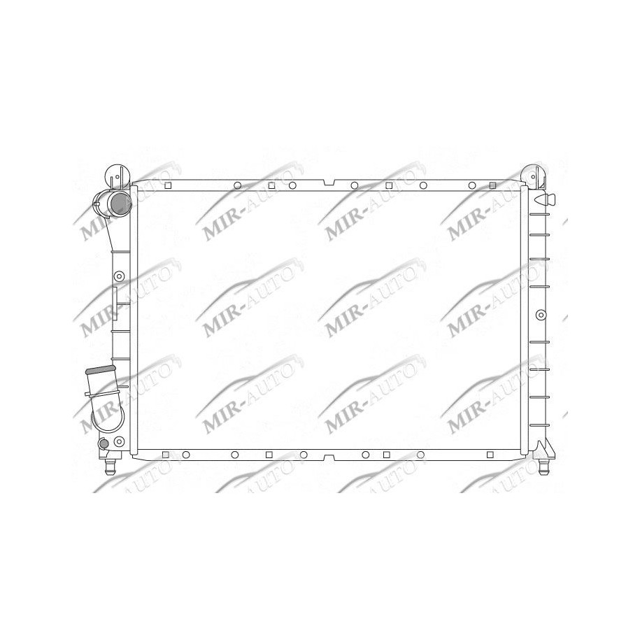 Variklio aušinimo radiatorius