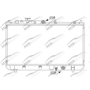 Variklio aušinimo radiatorius