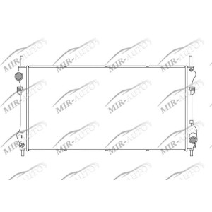 Variklio aušinimo radiatorius