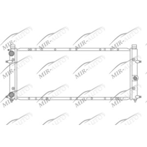 Variklio aušinimo radiatorius