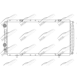 Variklio aušinimo radiatorius