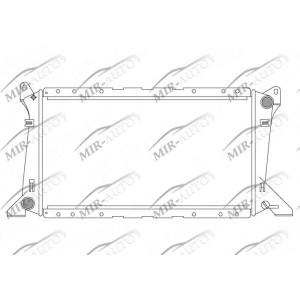 Variklio aušinimo radiatorius