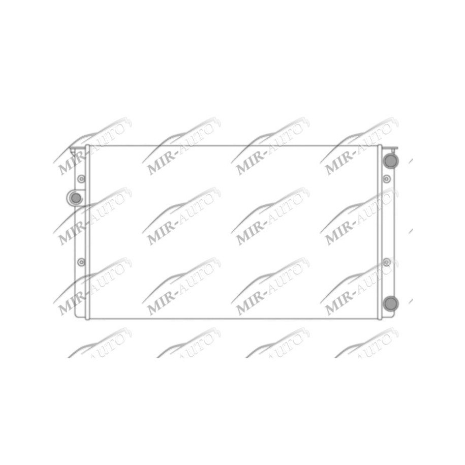 Radiator for hot climate