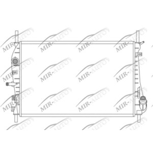 Variklio aušinimo radiatorius