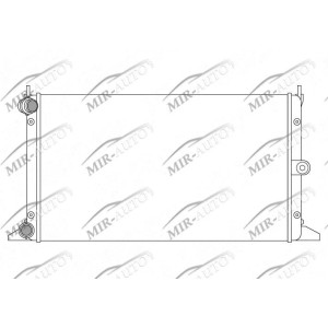 Variklio aušinimo radiatorius