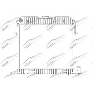 Variklio aušinimo radiatorius