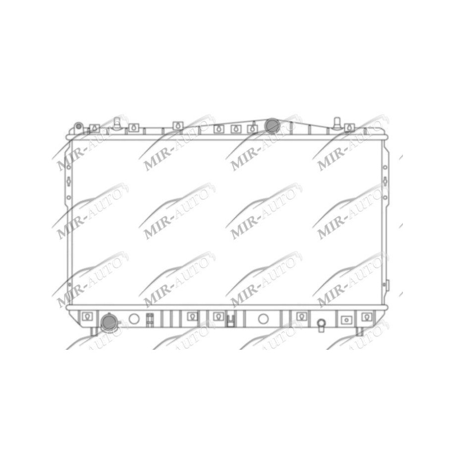 Variklio aušinimo radiatorius