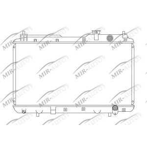 Variklio aušinimo radiatorius