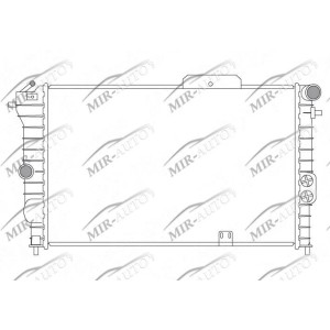 Variklio aušinimo radiatorius